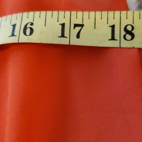 A'gaci Women's Orange Sleeveless top - Picture 8 of 9